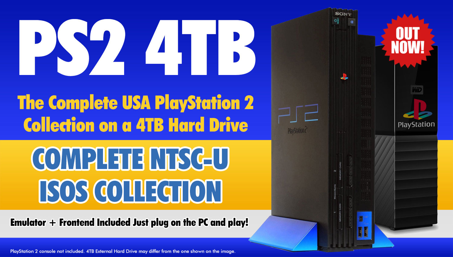 PS2 Complete USA Collection Hard Drive Out Now! RetroMini Store
