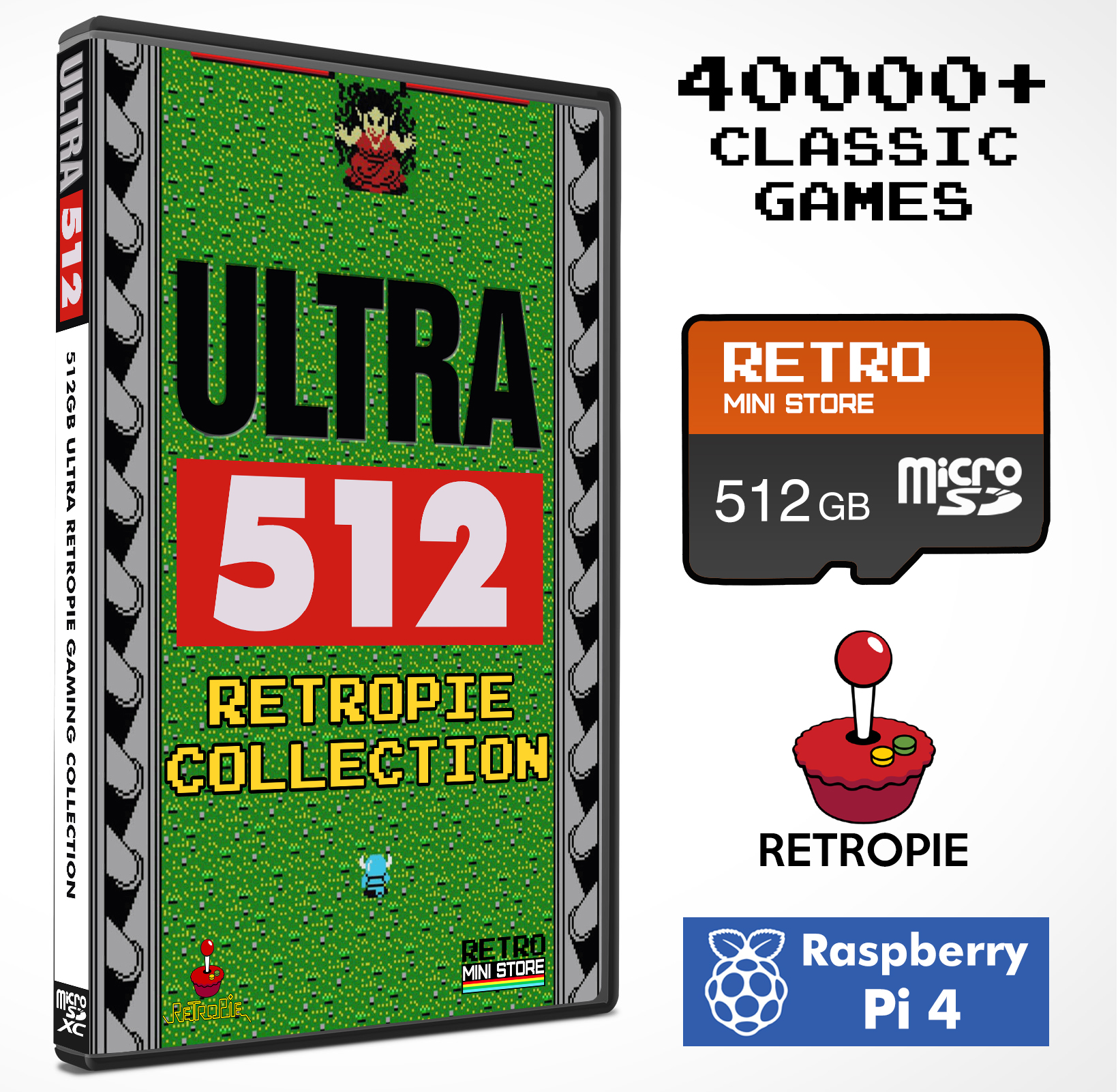 Ultra 512 Retropie Collection for Pi 4